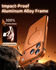 Alloy Frame Heavy Duty Protective Cover for iPhone 17 Series by Snagg A Phone Case