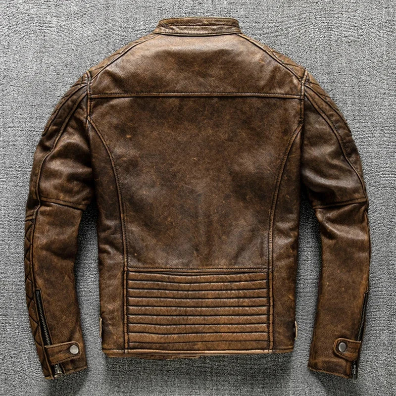 Vintage Men’s Leather Jacket by Snagg A Jacket
