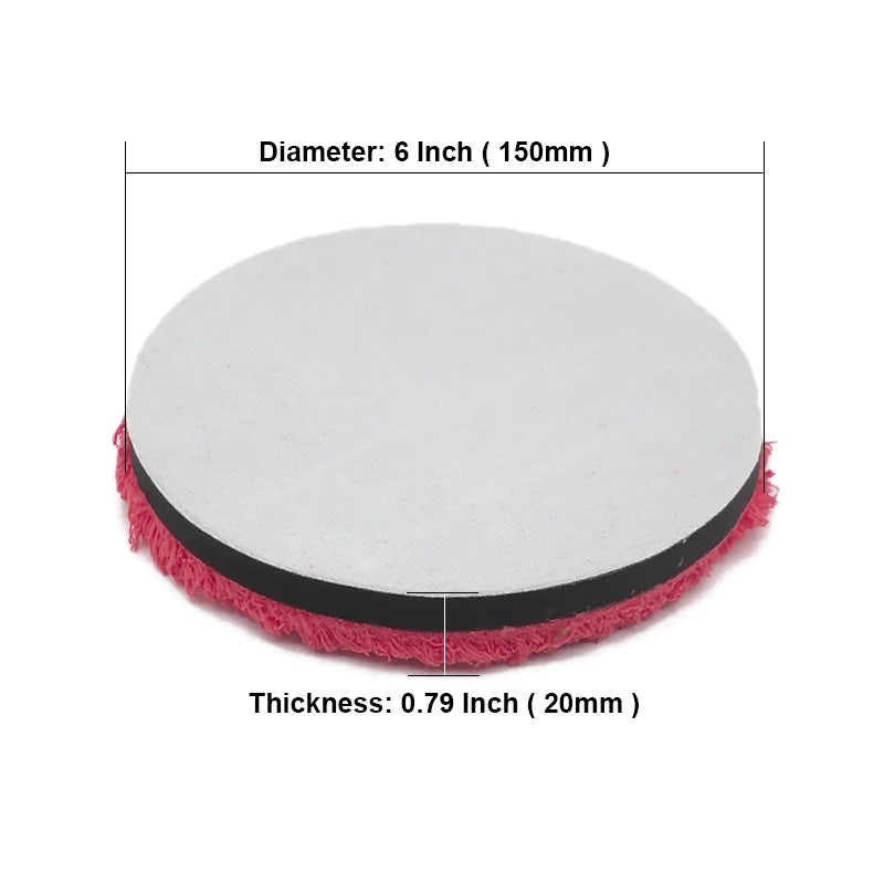6" Microfiber Car Polishing Pad by Snagg A Polishing Pad