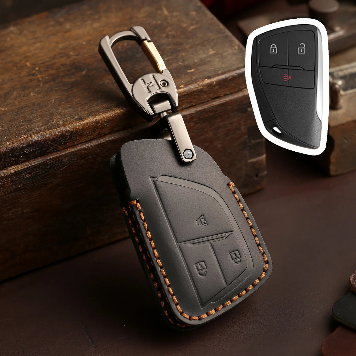 3 Buttons Car Key Cover Case by Snagg A Key Cover