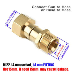 360° Rotating Hose Connector by Snagg A Fitter
