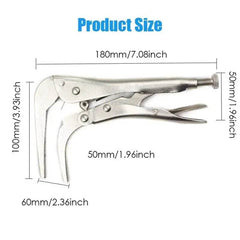 90° Bent Nose Locking Pliers - SnaggIt