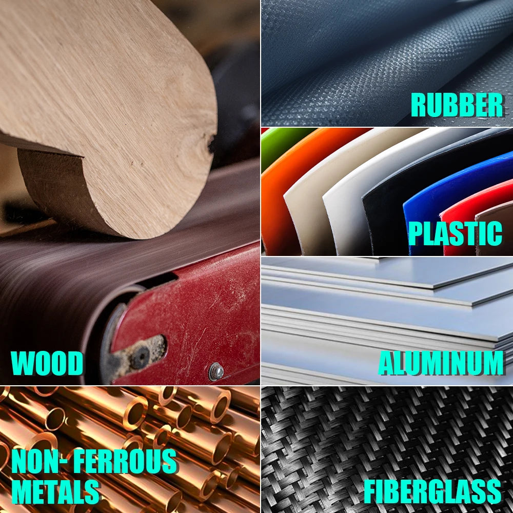 5pcs Sanding Belts 100×915mm | Belt Sander Polishing Paper Grit 40–400 Aluminium Oxide