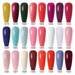 Professional 15ml HEMA & TPO Free Gel Polish – High-Performance Red & Multi Tone Semi Permanent Varnish
