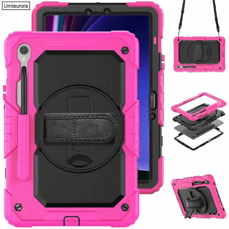Kids Shockproof Tablet Cover For Samsung Tab S7 / S8 / S9 FE Plus by Snagg A Tab Case