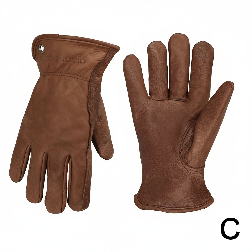 Brown Leather Work Gloves for by Snagg A Gloves
