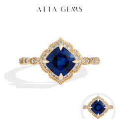 Classical Blue Sapphire Ring