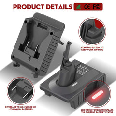 Milwaukee M18 battery adapter for Dyson V7 and V8 vacuums – image 4