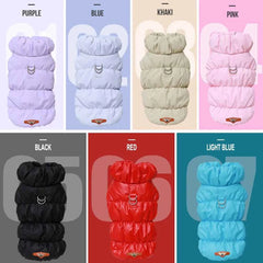 Padded Dog Vest Jacket – Windproof Warm Winter Coat for French Bulldog, Chihuahua & Poodle