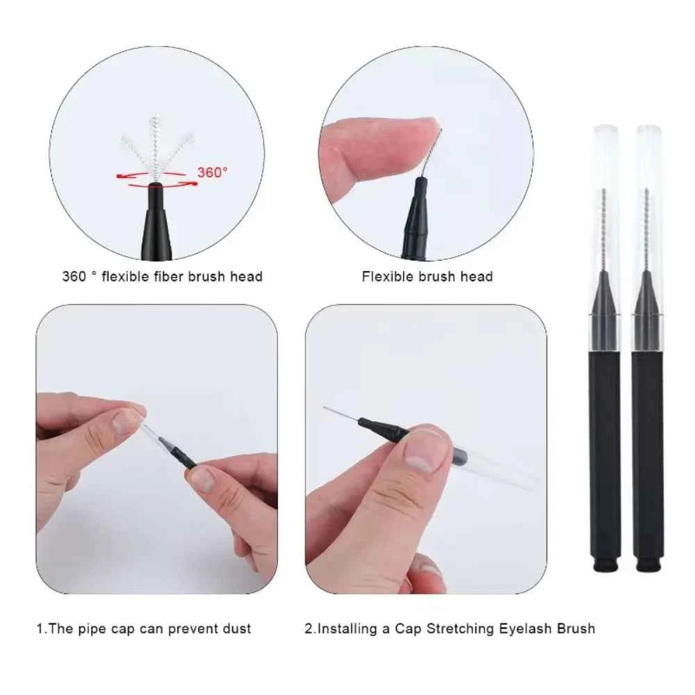 Professional 80/100 Piece Mini Grooming Set – Disposable Multi Purpose Precision Brushes