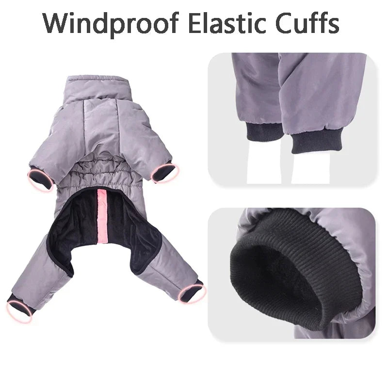 Waterproof Cotton Winter Dog Jumpsuit by Snagg A Jumpsuit