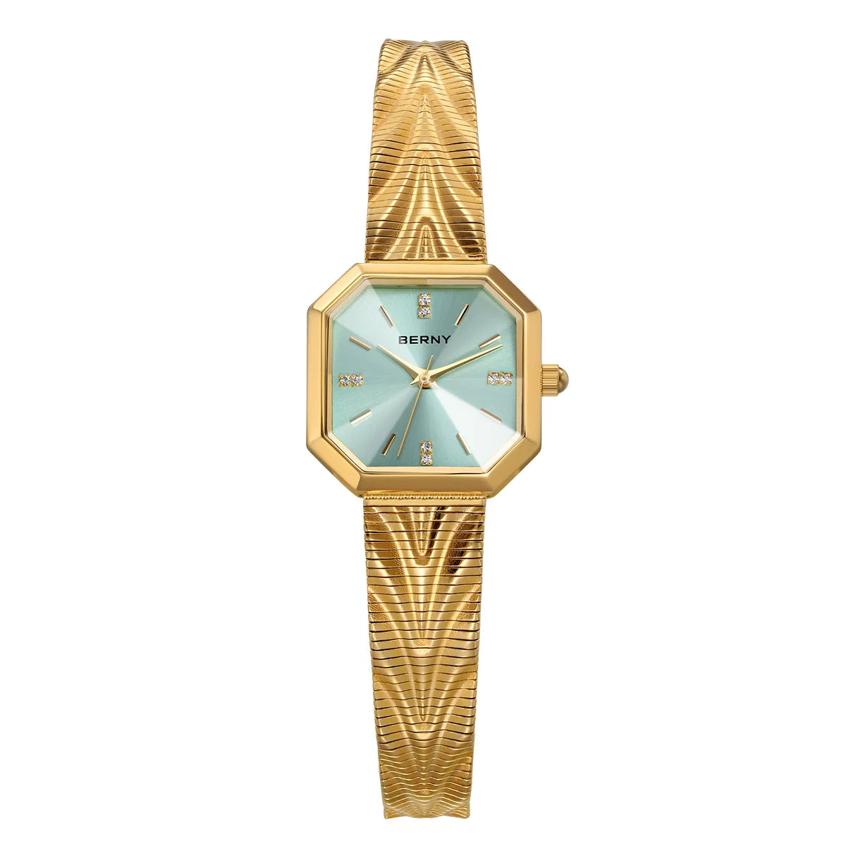 BERNY Women’s Octagonal Gold Quartz Watch