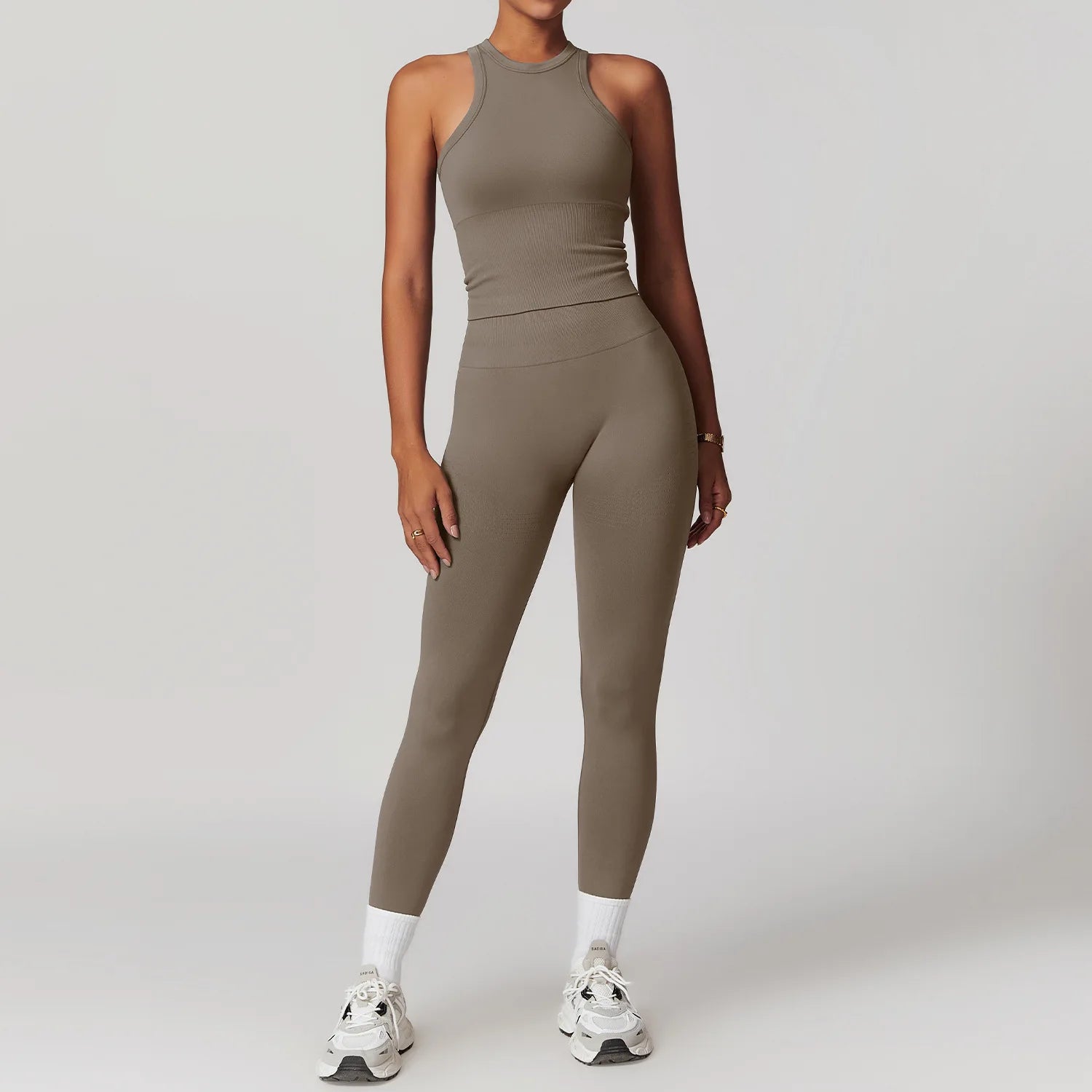 Women's 2-Piece Seamless Yoga Set | Sports Bra & Gym Leggings Athletic Wear Fitness Tracksuit