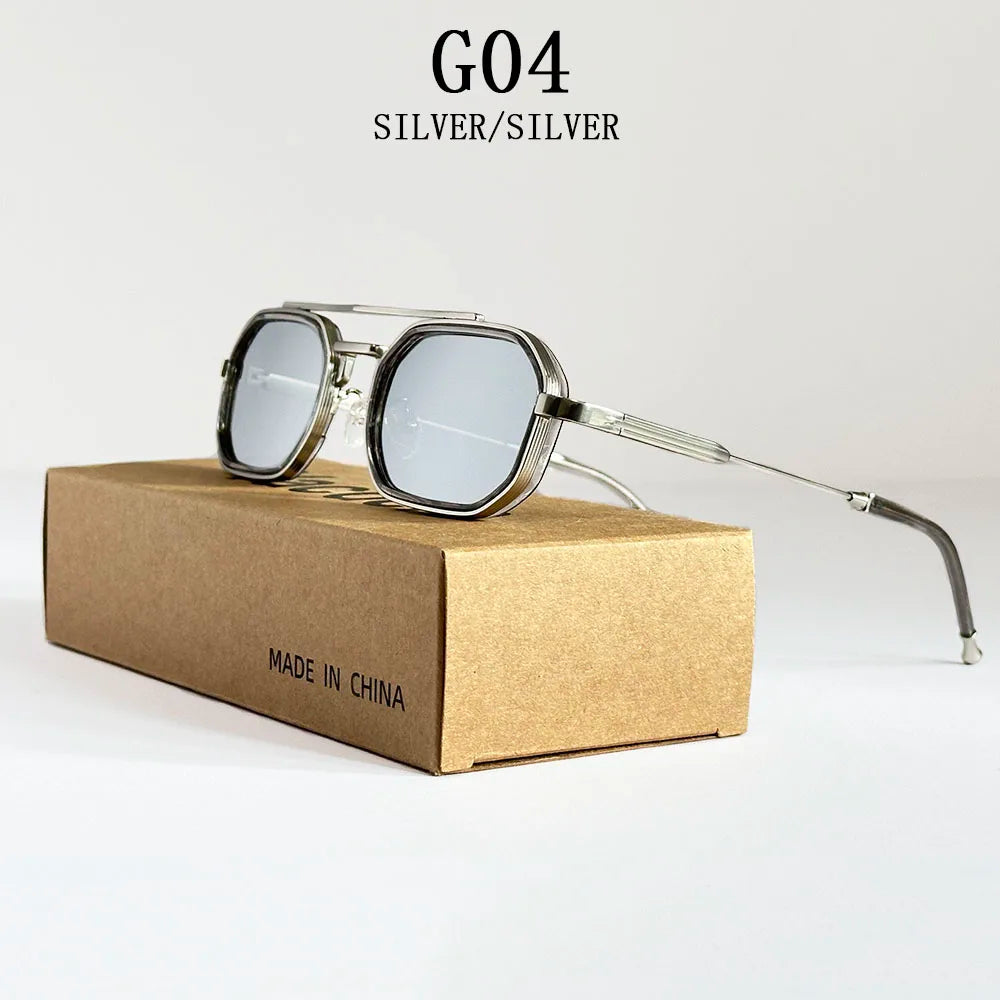 Square Punk Steampunk Sunglasses by Snagg A Shades