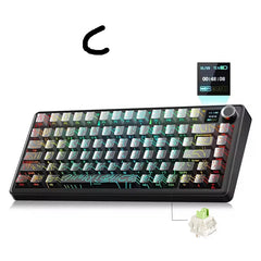 75% Mechanical Gaming Keyboard Tri-Mode Wired/Bluetooth/2.4G Connection by Snagg A Keyboard