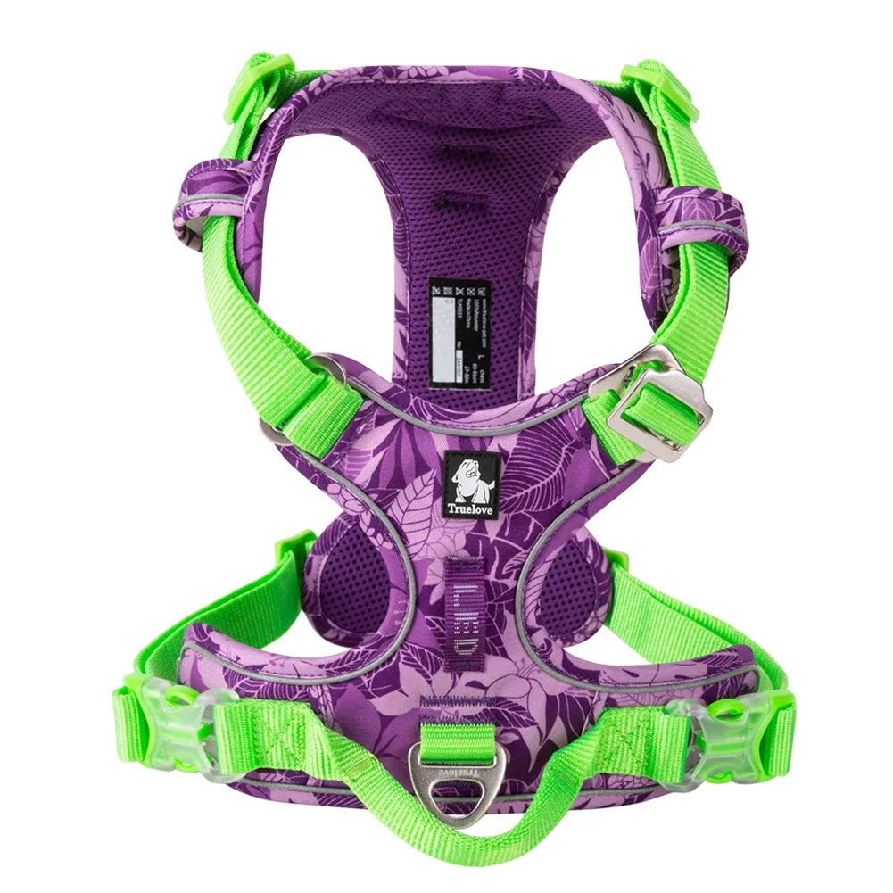 Tactical Purple Dog Harness by Snagg A Harness