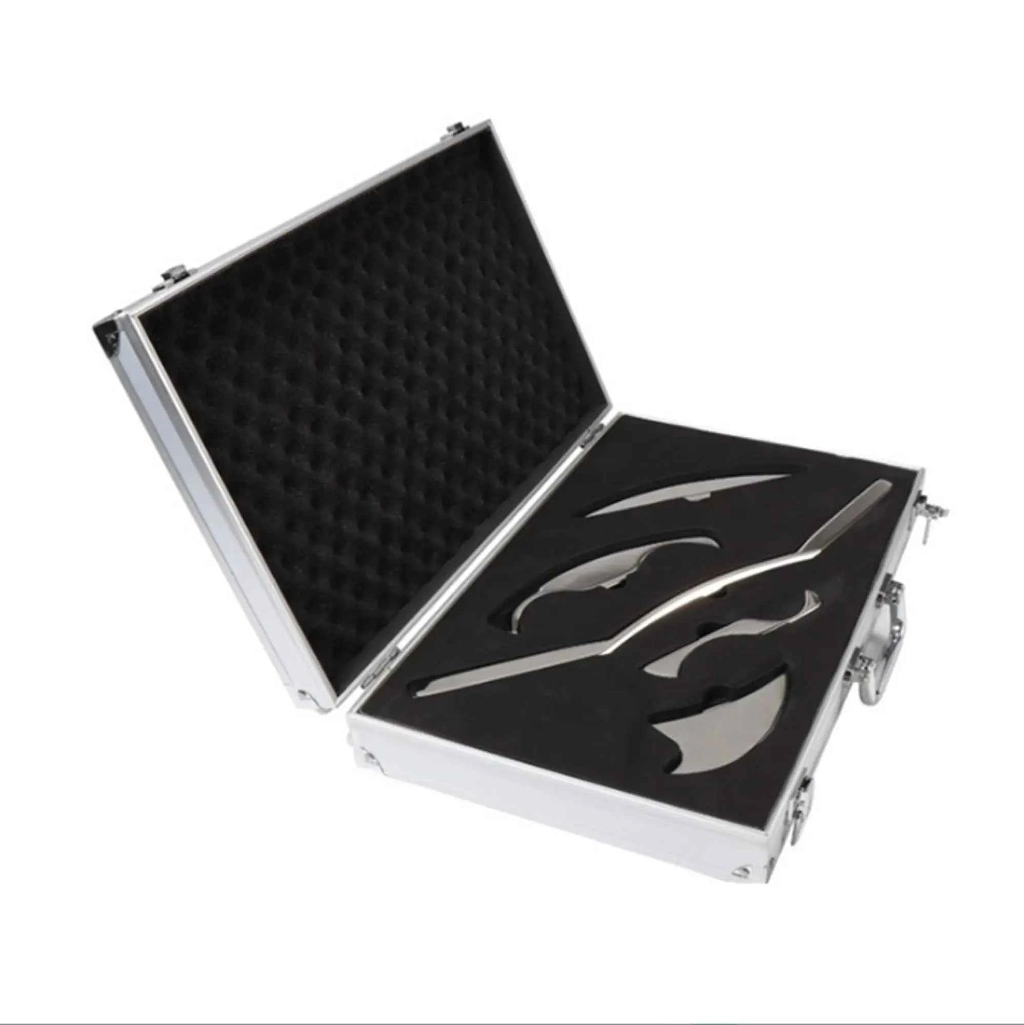 304 Stainless Steel IASTM Gua Sha Set – 5-Piece Fascia Scraper & Muscle Recovery Kit