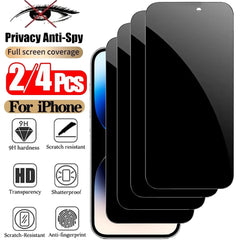 Anti Spy Tempered Glass Film Screen Protector for iPhone 17 / Series by Snagg A Screen Protector