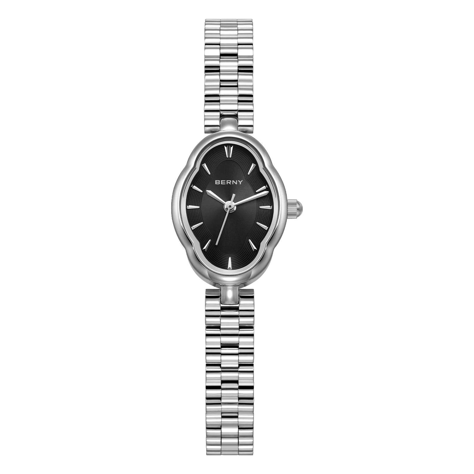 BERNY Women’s Small Quartz Watch & Bracelet Set - SnaggIt