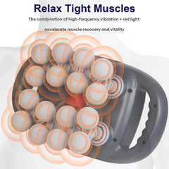 8/16 Heads Body High Frequency Vibration Massage Gun