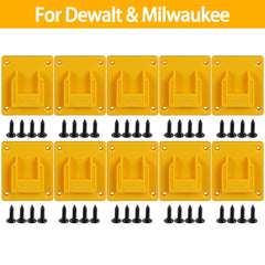 Cordless Drill & Power Tool Wall Mount Holder Compatible with Makita, DeWalt, Bosch & Milwaukee 18V Tools