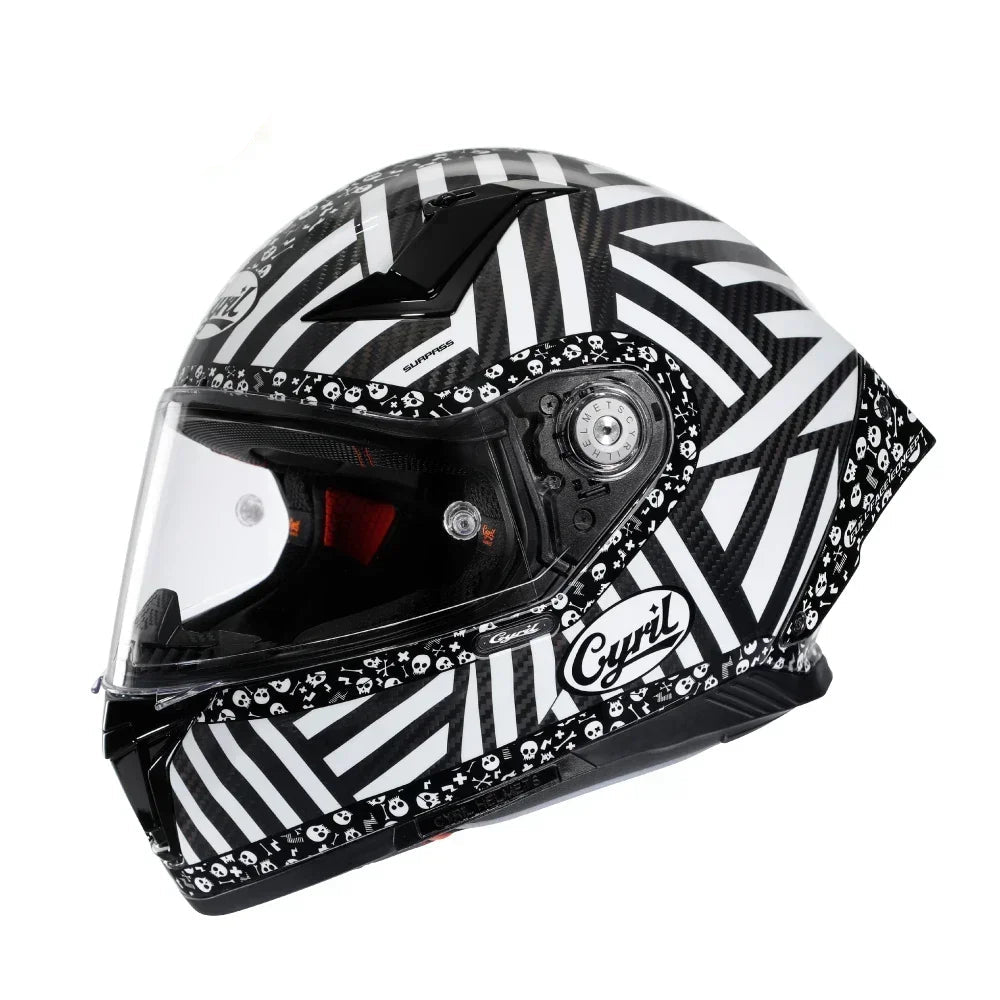 Lightweight Racing Street Bike Helmet by Snagg A Motorcycle Helmet