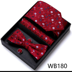 Men’s Luxury Tie & Bow Set - WB180 - Others In Fashion