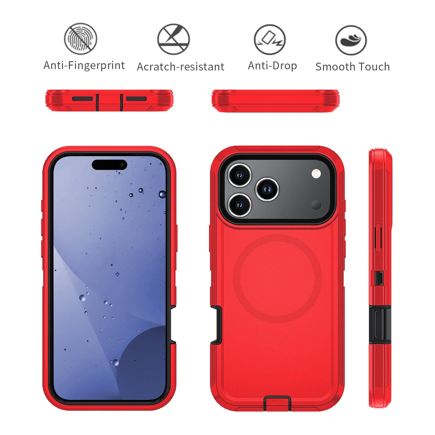 Armor Shockproof Defender Magesafe Case - For iPhone 17 Series - Phone Cases & Covers