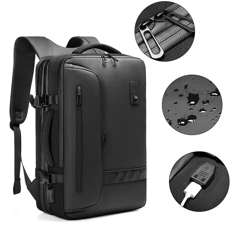 40L Expandable Travel & Business Backpack