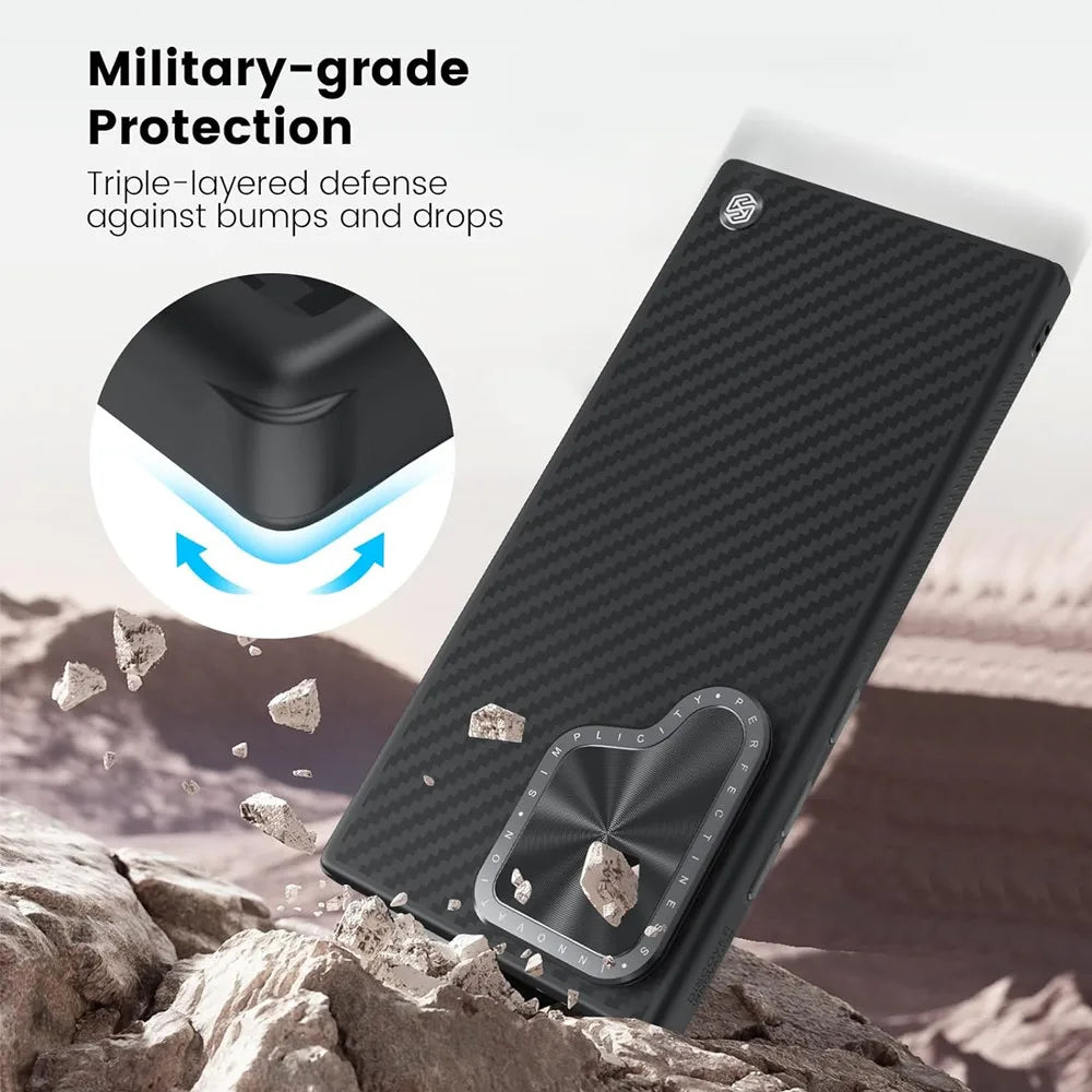 Samsung Galaxy S24 Ultra Magsafe Aramid Fiber Case by Snagg A Phone Case