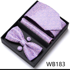 Men’s Luxury Tie & Bow Set - WB183 - Others In Fashion