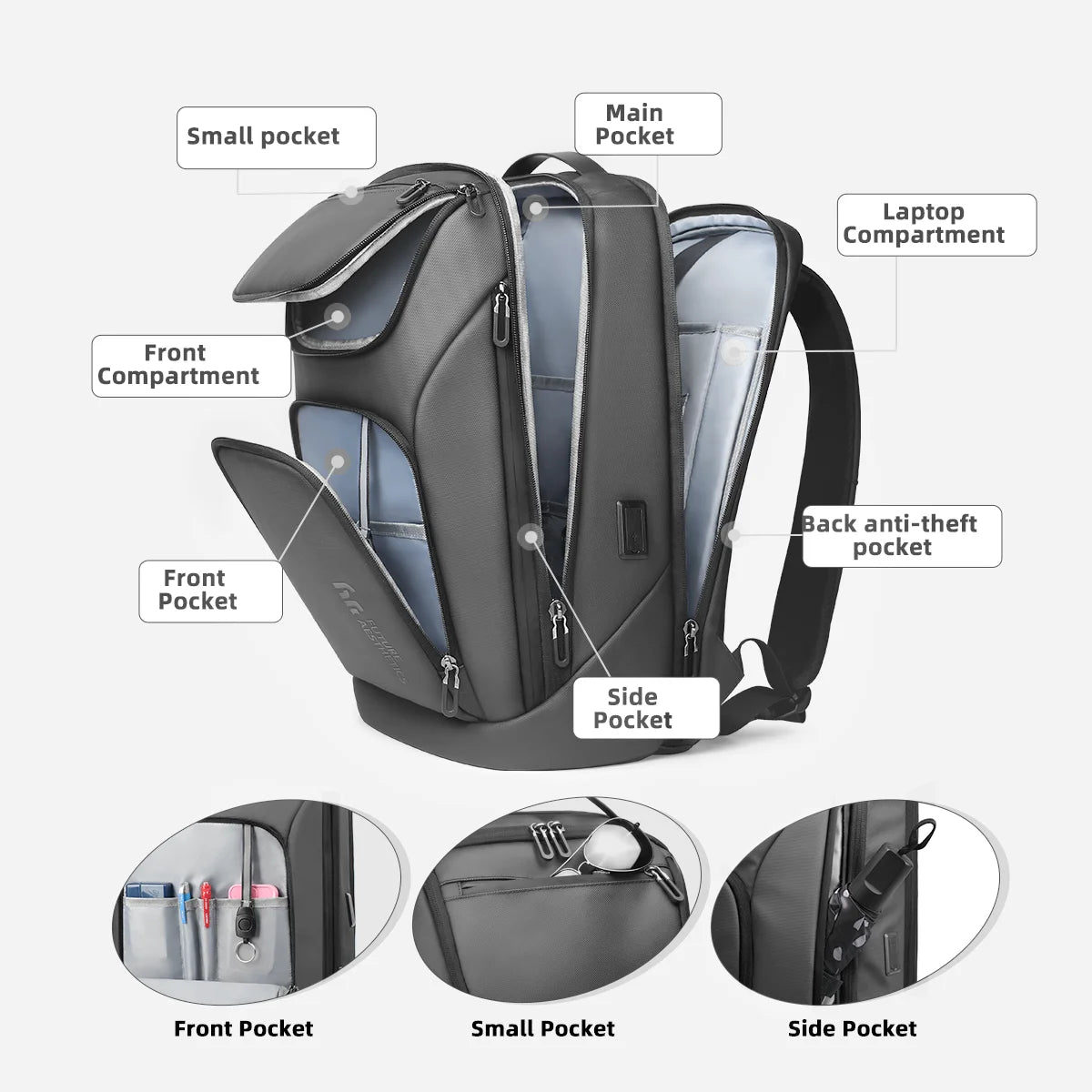 Travel Business Backpack by Snagg A Backpack