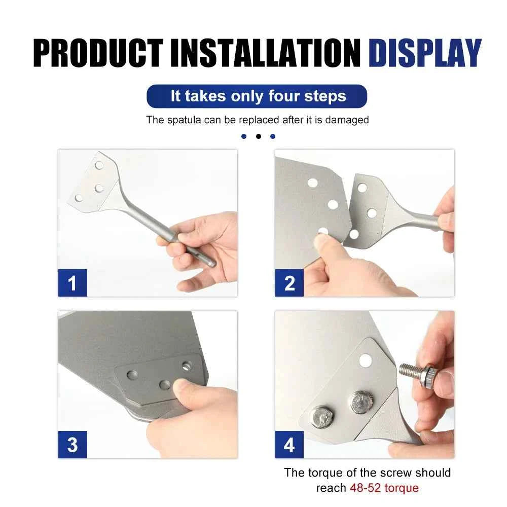 SDS Plus Heavy Duty Floor Scraper | Replaceable Scaling Chisel for Tile, Adhesive & Concrete Removal