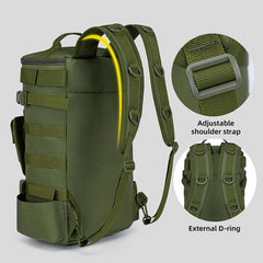 Tactical Fishing Backpack with Rod Holders by Snagg A Backpack