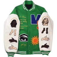 Men’s Retro Baseball Jacket by Snagg A Jacket