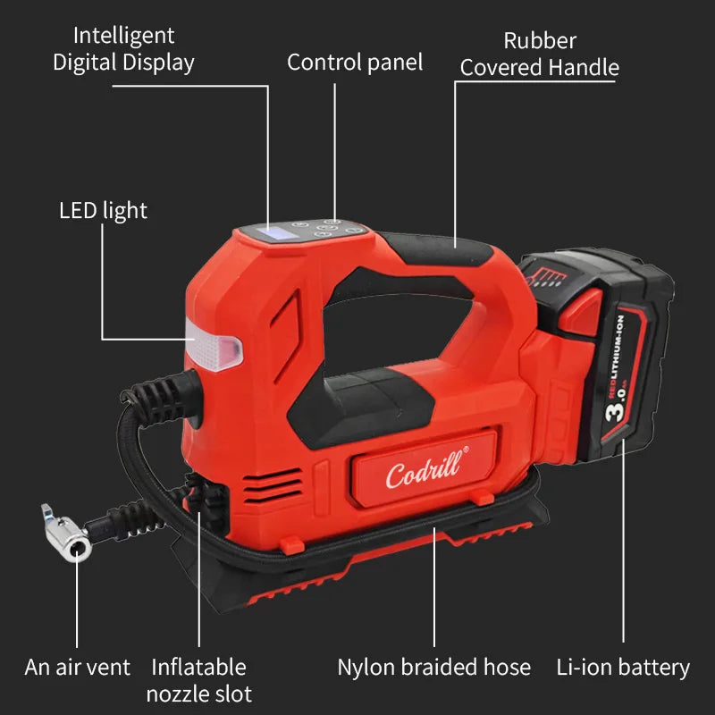 Cordless Air Pump for Mil waukee 18V