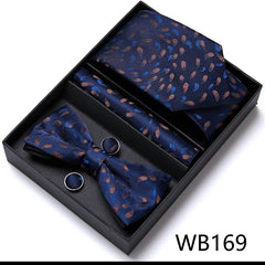 Men’s Luxury Tie & Bow Set - WB169 - Others In Fashion