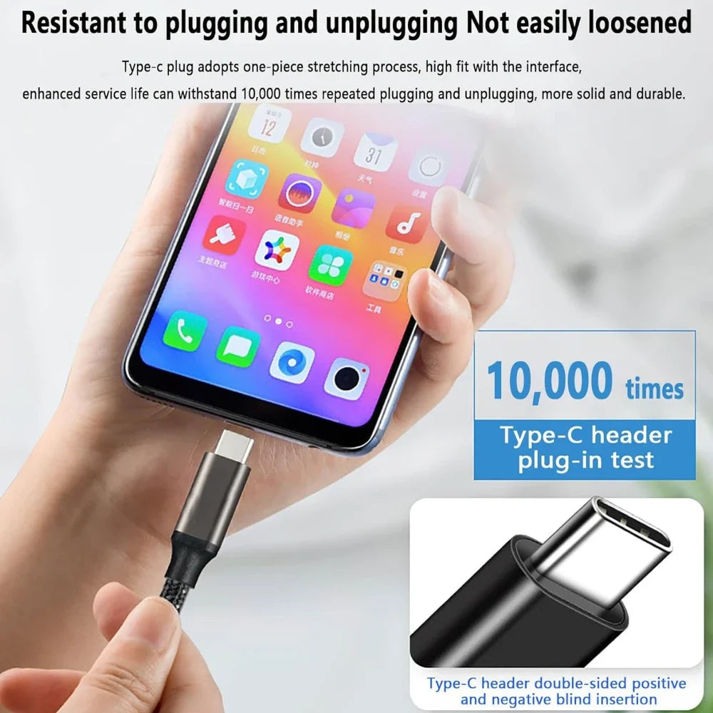 Super Long USB-C to USB-C Fast Charging Cable – 3m / 8m by Snagg A Charging Cable