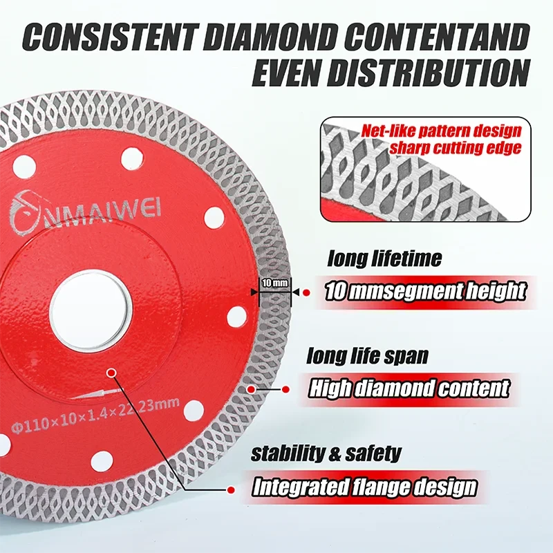 Professional Vacuum Brazed Diamond Drilling & Cutting Kit | M14 Thread Core Bits & Saw Blade Set