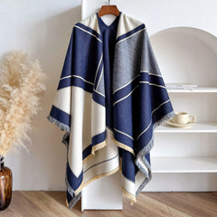 Double Sided Thick Pashmina Shawl & Poncho for Women - Others In Fashion