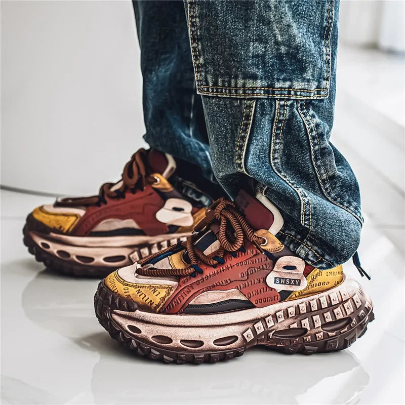 Thick Bottom Outdoor Sports & Loafers Shoes by Snagg A Shoes