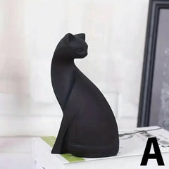 Golden Cat Couple Figurines by Snagg A Sculpture