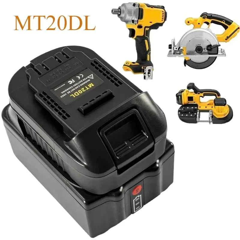 MT20DL battery converter for Makita 18V batteries to DeWalt 20V tools – image 1