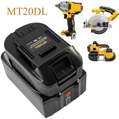 MT20DL battery converter for Makita 18V batteries to DeWalt 20V tools – image 1