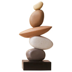 Stacked Stone Resin Sculpture by Snagg A Sculpture