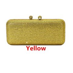 Italy-Inspired Crystal Diamond Evening Clutch by Snagg It Purses
