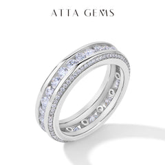 1.5CT Moissanite Wedding Ring