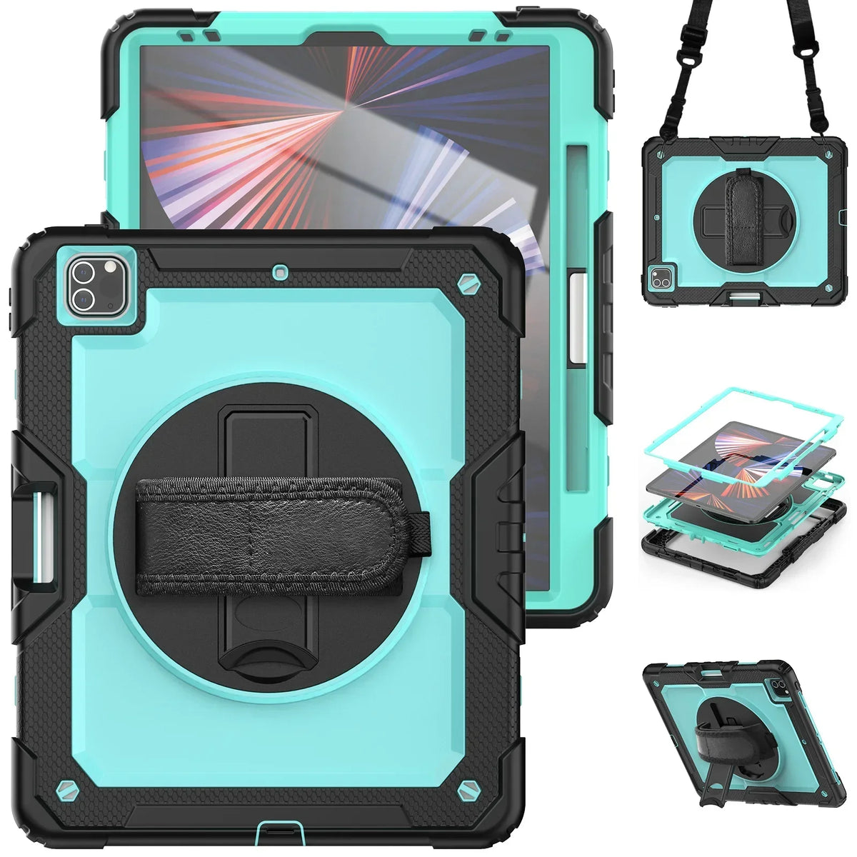 360 Rotation Kids Stand Tablet Case for IPad Series by Snagg An iPad Case