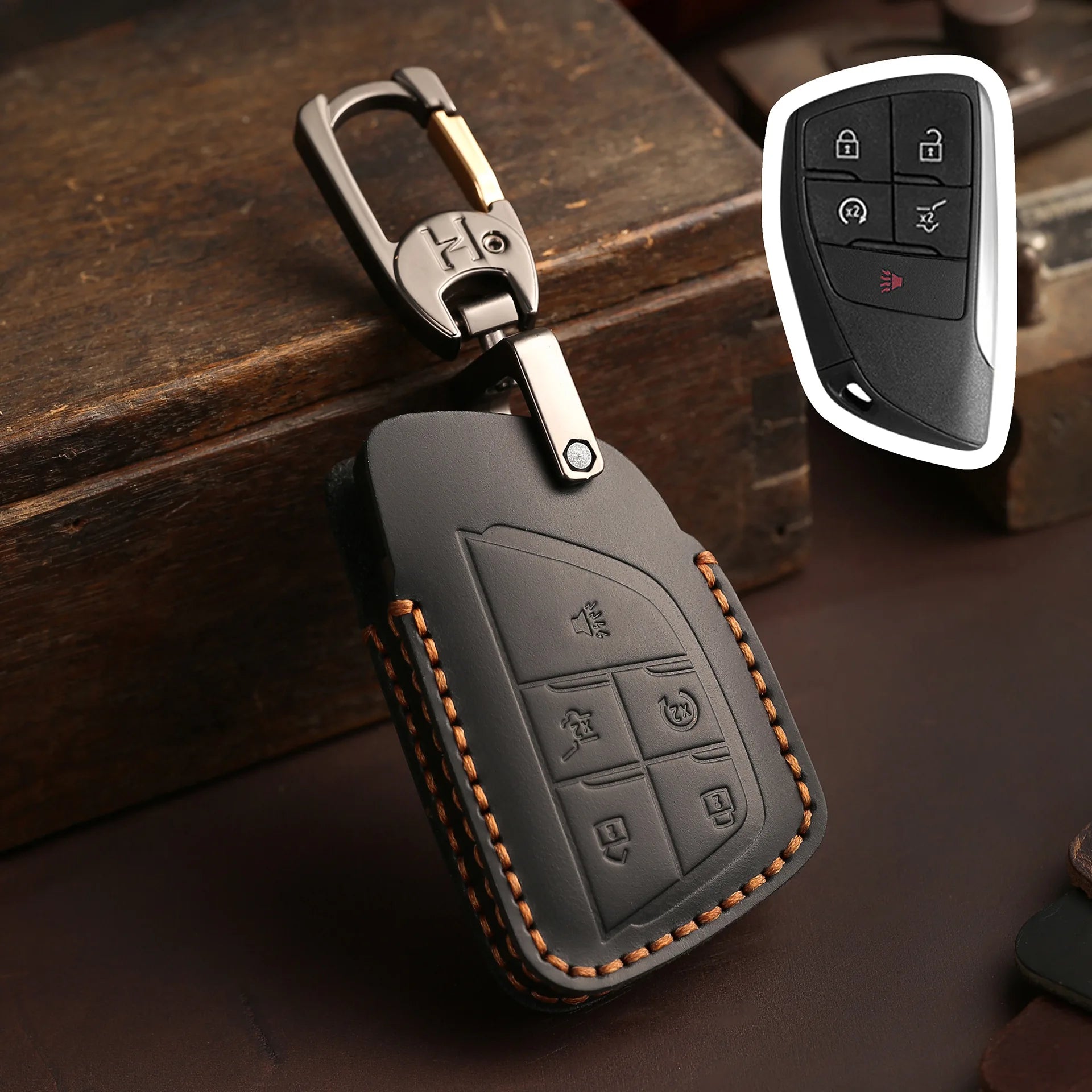 5 Buttons Car Key Cover Case by Snagg A Key Cover