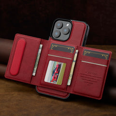 2 in 1 Detachable Magnetic Leather Case – for iPhone 17 Series - Phone Cases & Covers